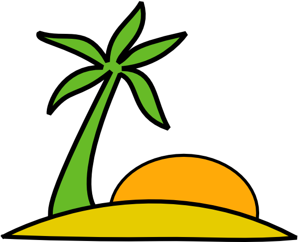 Desert Island Clipart