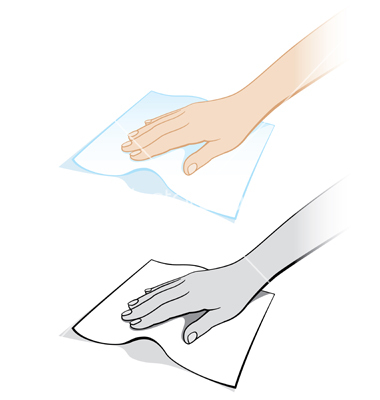 Cleaning cloth clipart