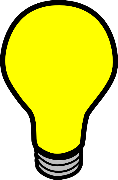 Blinking Light Bulb Clipart