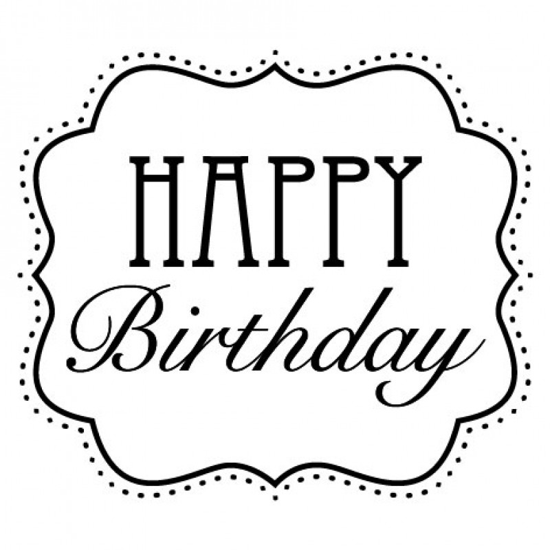 Free Happy Birthday Black And White Download Free Happy Birthday Black And White Png Images 