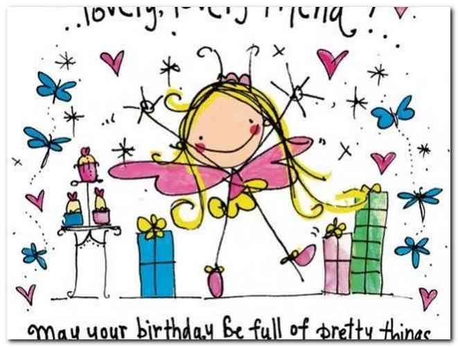 Happy birthday clipart for best friend