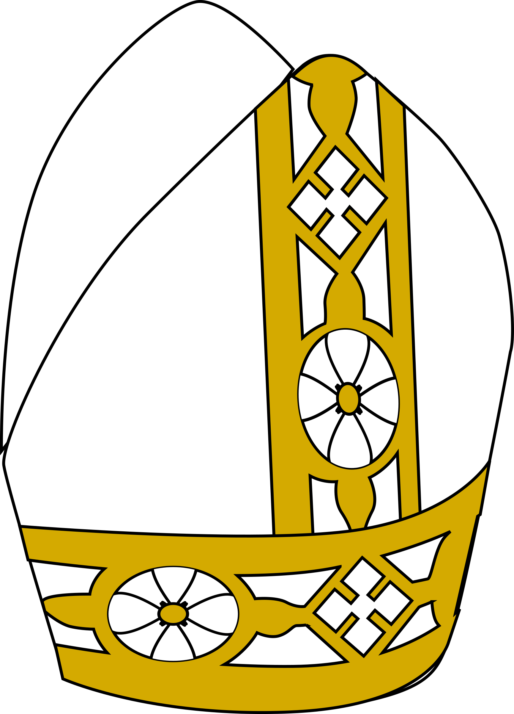 Pope Hat Vector Clipart
