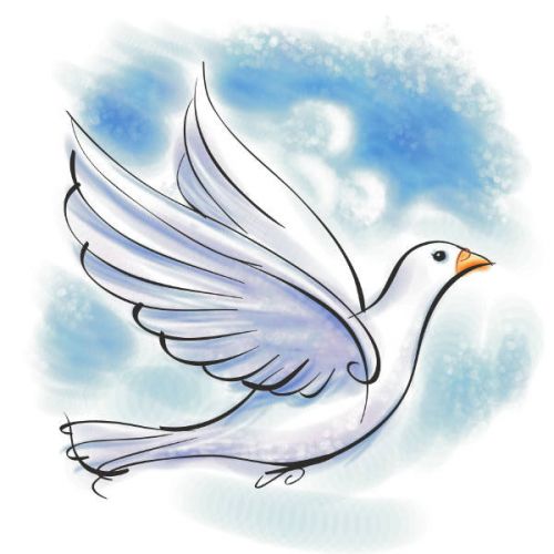 Funeral Doves Clipart 40505