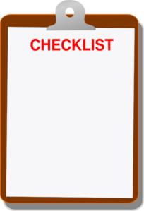 kids morning checklist clip art library