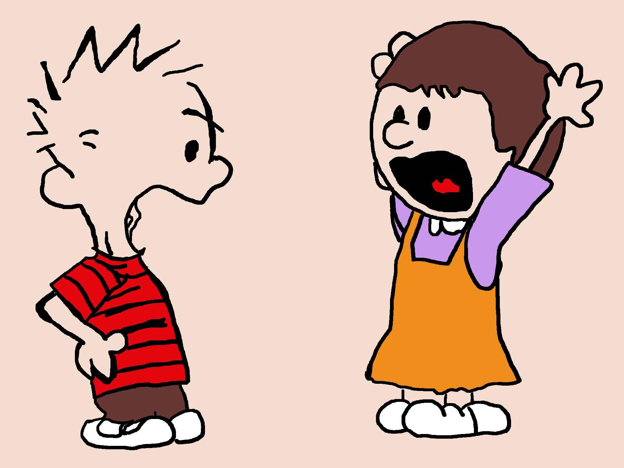 Free Conflict Cliparts Calvin, Download Free Conflict Cliparts Calvin ...
 Kids Argue Clipart