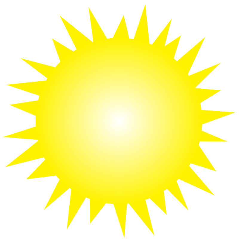 sun clipart no background