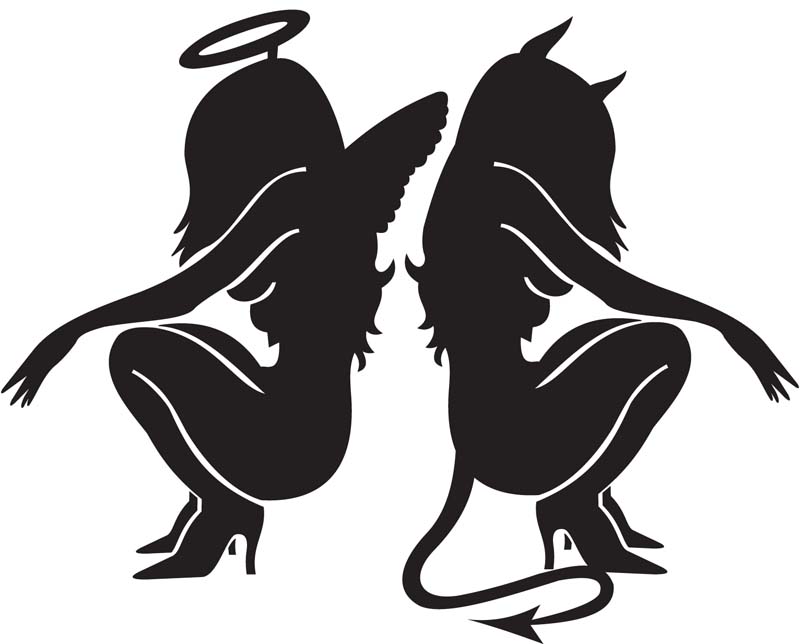 Decal clipart image devil