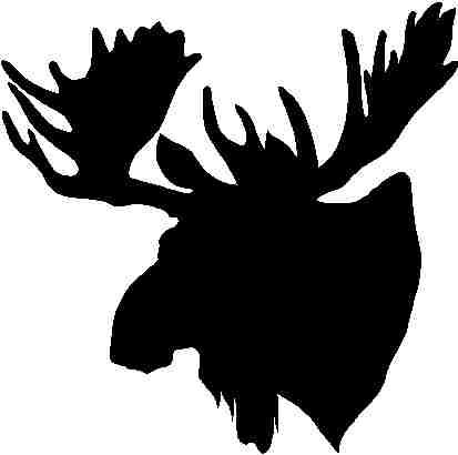 Moose head clipart