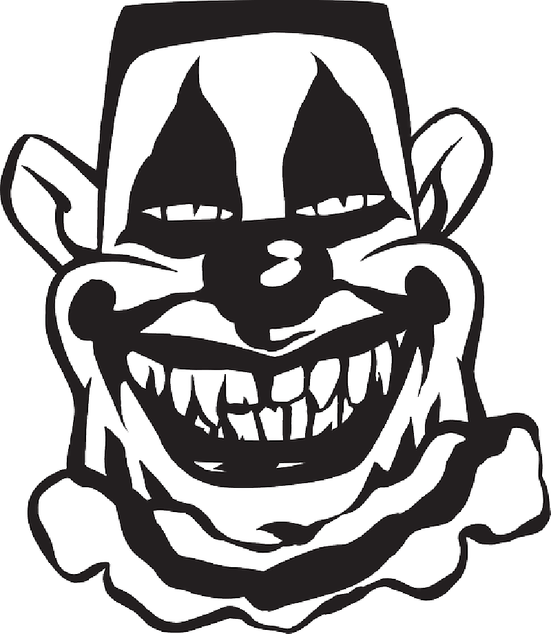 Clip Art Black And White Scary Clip Art Library