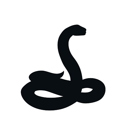 Snake clipart black