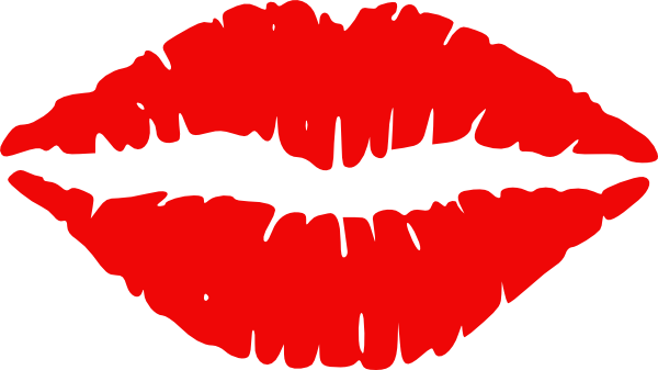 Red Lips Clip Art at Clker