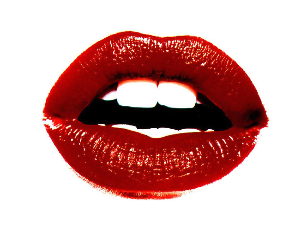 Vintage Red Lips Clipart