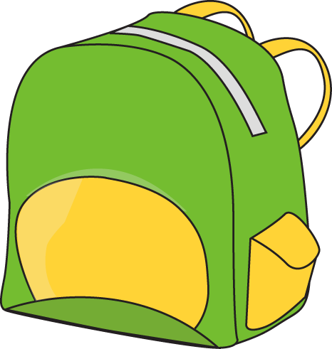 Image of Backpack Clipart Book Bag Clip Art