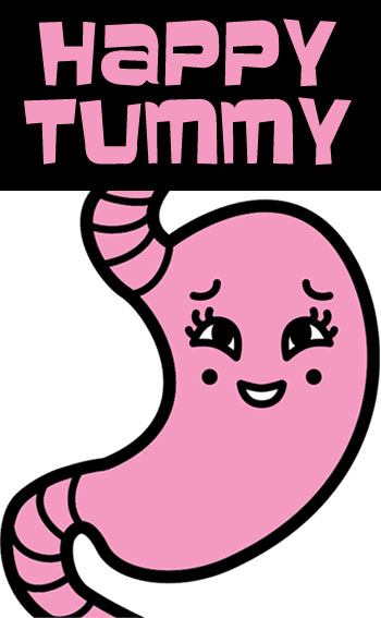 Happy stomach clipart