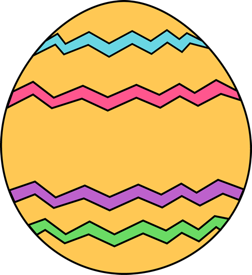 Stuffing easter eggs clipart