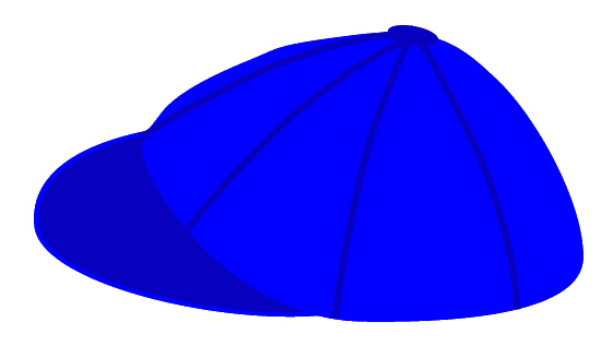 Blue cap clipart