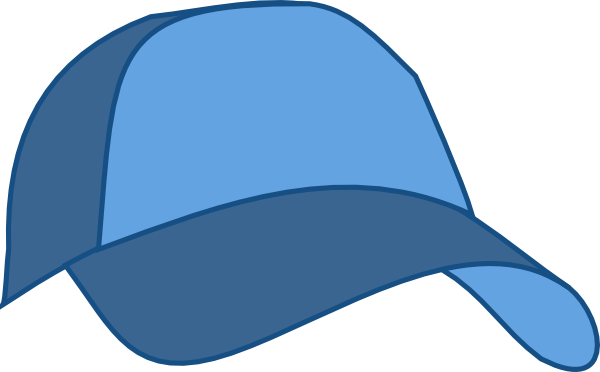 Hat Baseball Cap Blue Clip Art at Clker