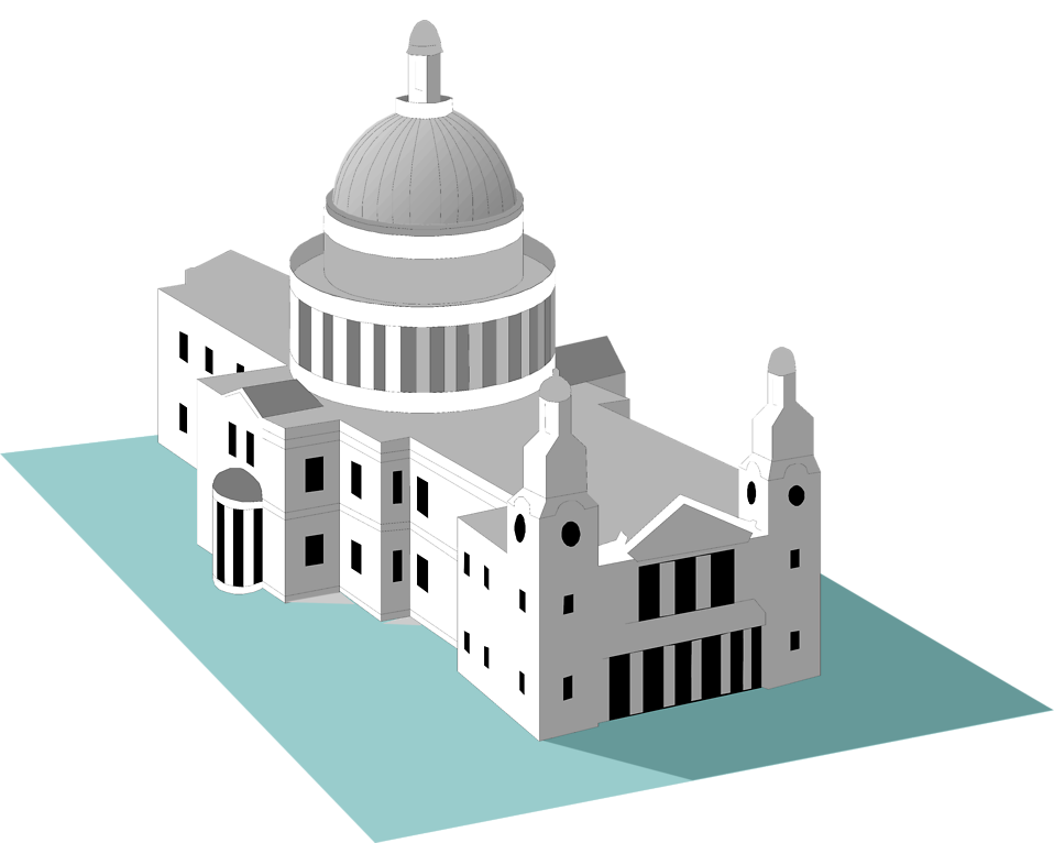 St paul&cathedral clipart