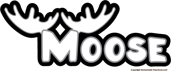 Free christmas moose clipart