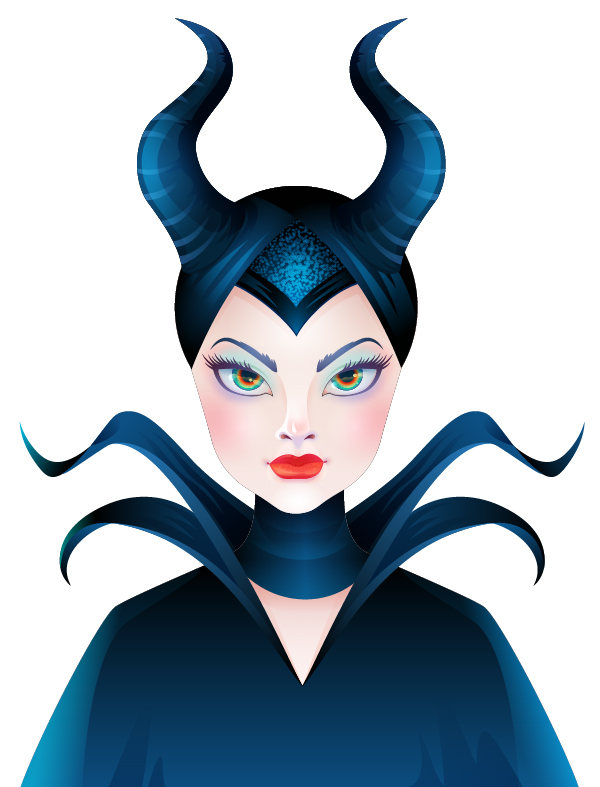 Create the Enchanting Maleficent Portrait in Adobe Illustrator