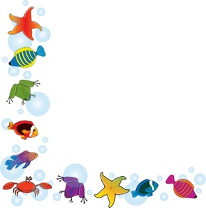 Seafood Borders Clipart