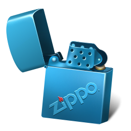 3D Zippo Lighter Icon, PNG ClipArt Image