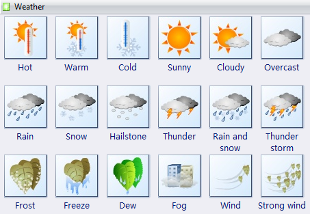 clear weather clipart frost