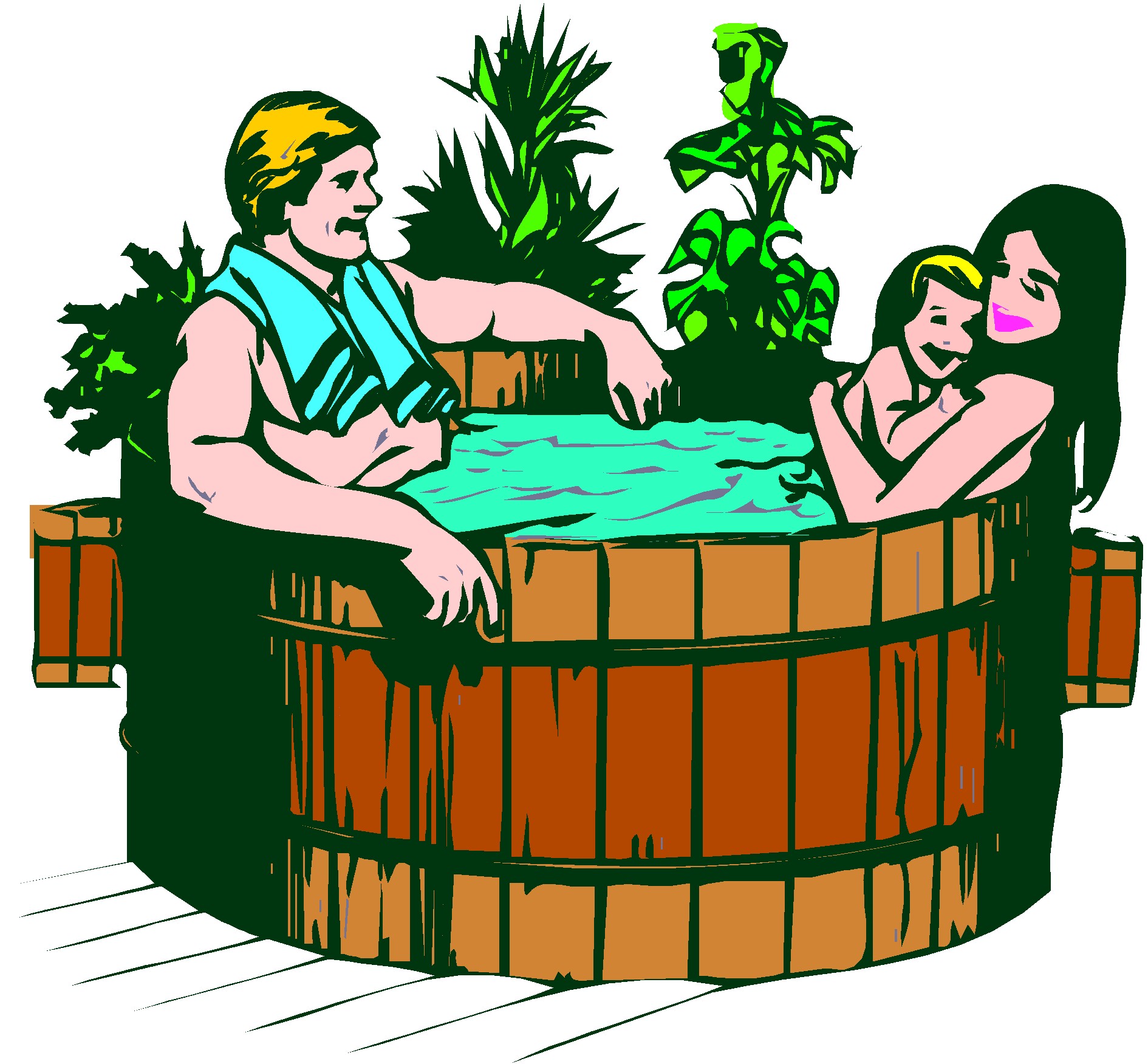 Hot Tub Cartoon Images Mascot Clipground Bodbocwasuon