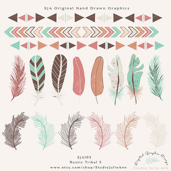 Feather Embellishment Clipart