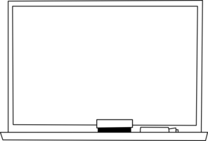 Whiteboard Black And White Clipart 
