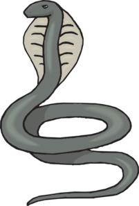 Gray Cobra Clip Art at Clker