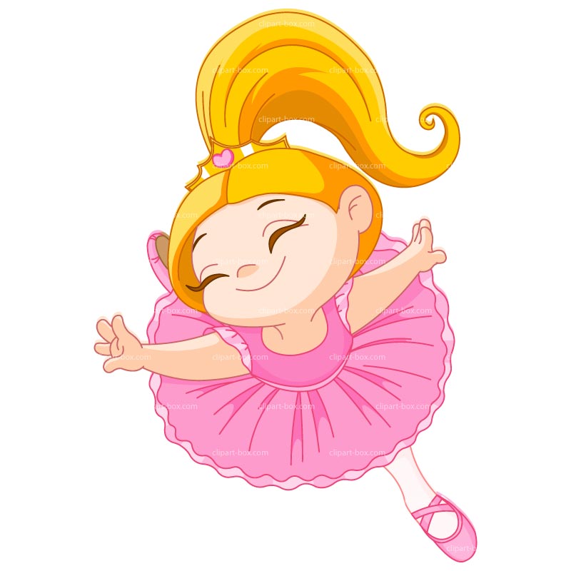 Little Girl Ballerina Clipart 