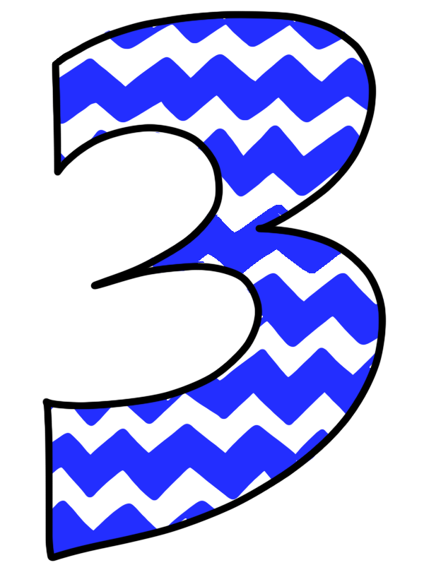 Image of 3 Clipart Free Clip Art Numbers
