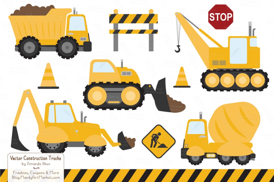 Construction Clipart Black And White