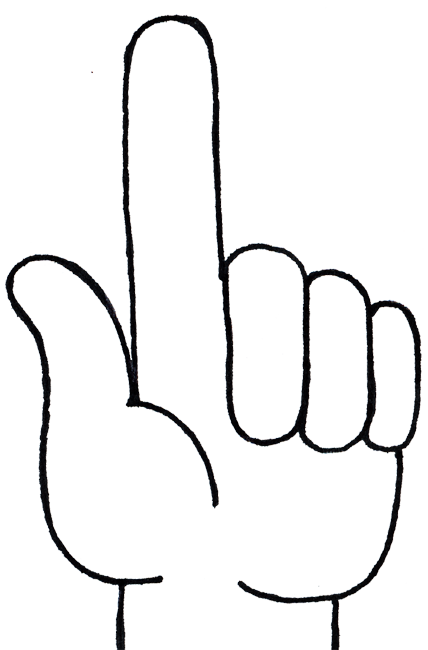 Free Number 1 Hand Cliparts, Download Free Number 1 Hand Cliparts png