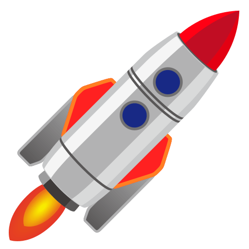 Rocket Emoji for Facebook, Email  SMS