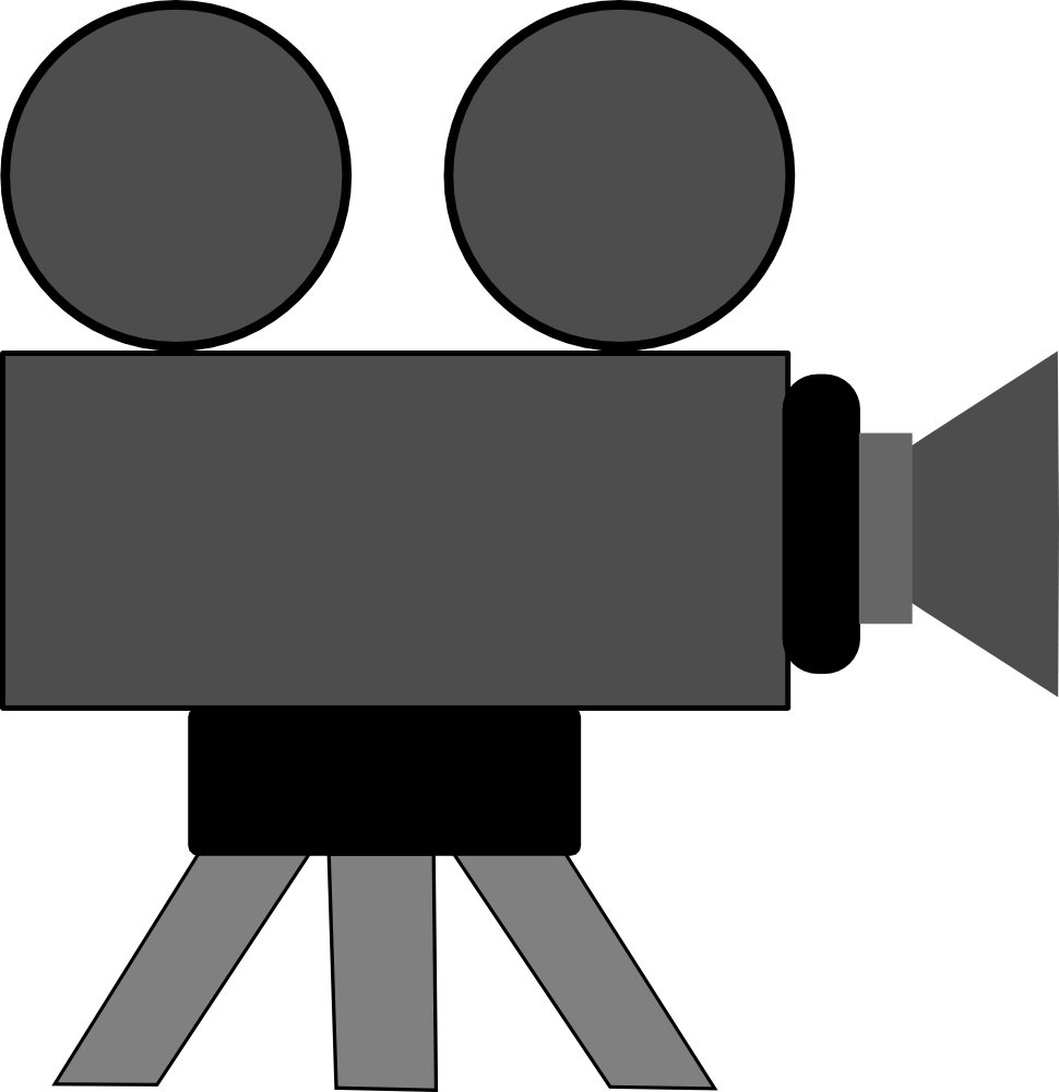Video camera on tripod clipart free clipart image image