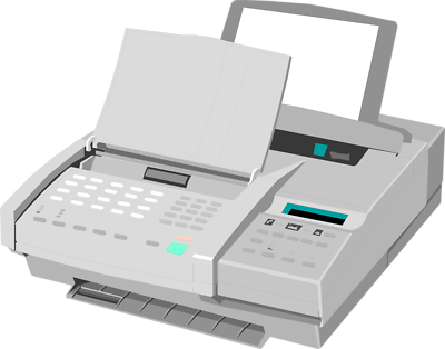 modern fax machine clip art at clker clip art library modern fax machine