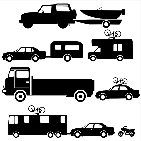 Camper And Boat Clipart