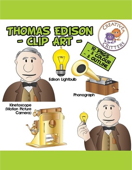 Thomas Edison Inventions Clipart