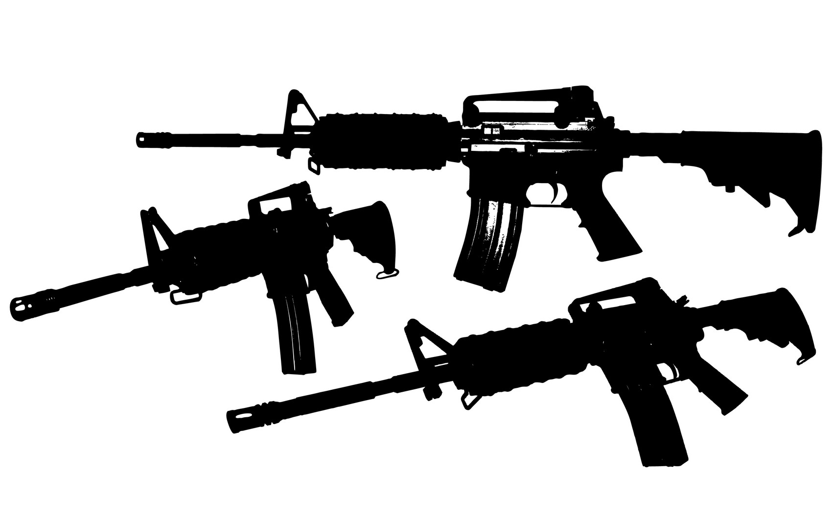 M4 Rifle Vector [EPS File] Vector EPS Free Download, Logo, Icons