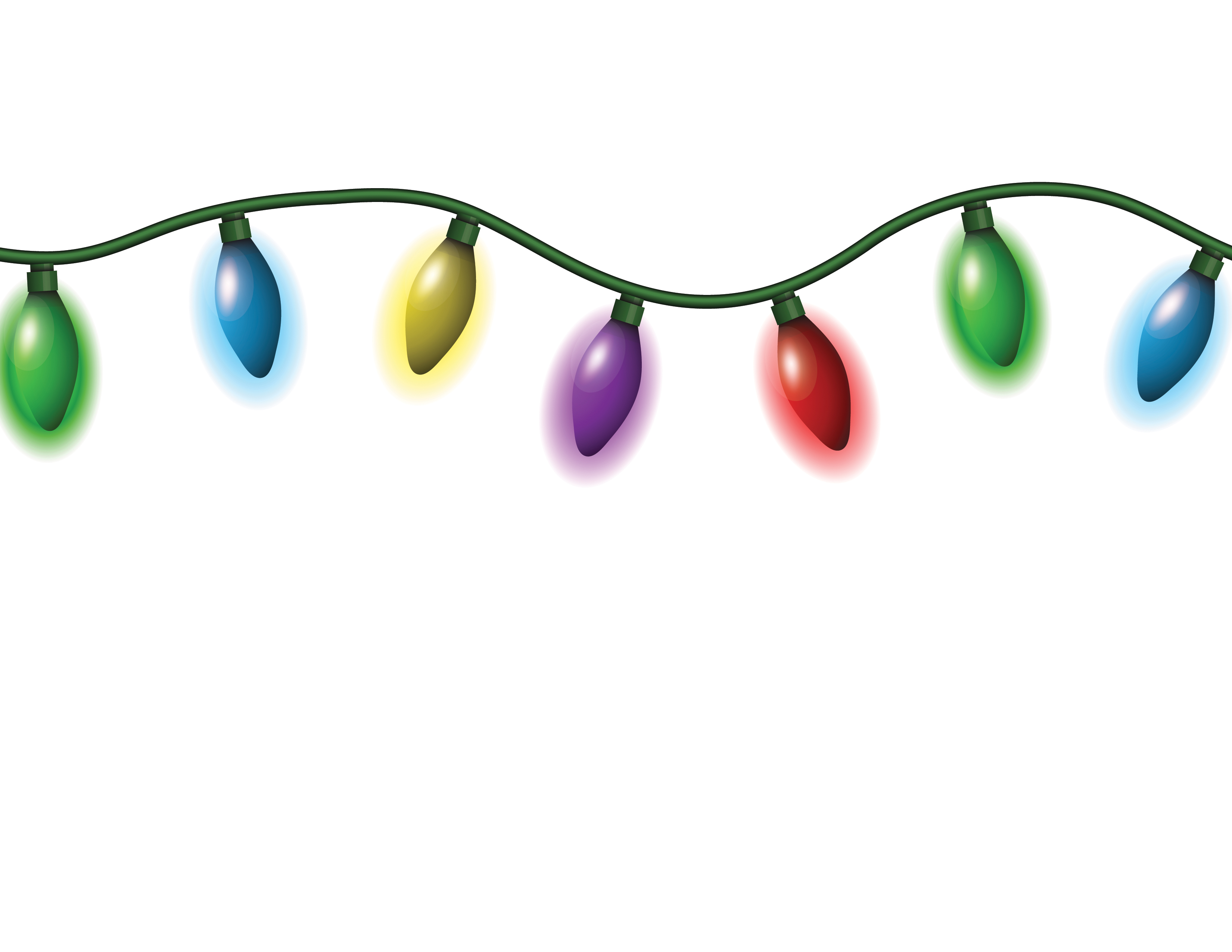 Animated Christmas Lights Clipart