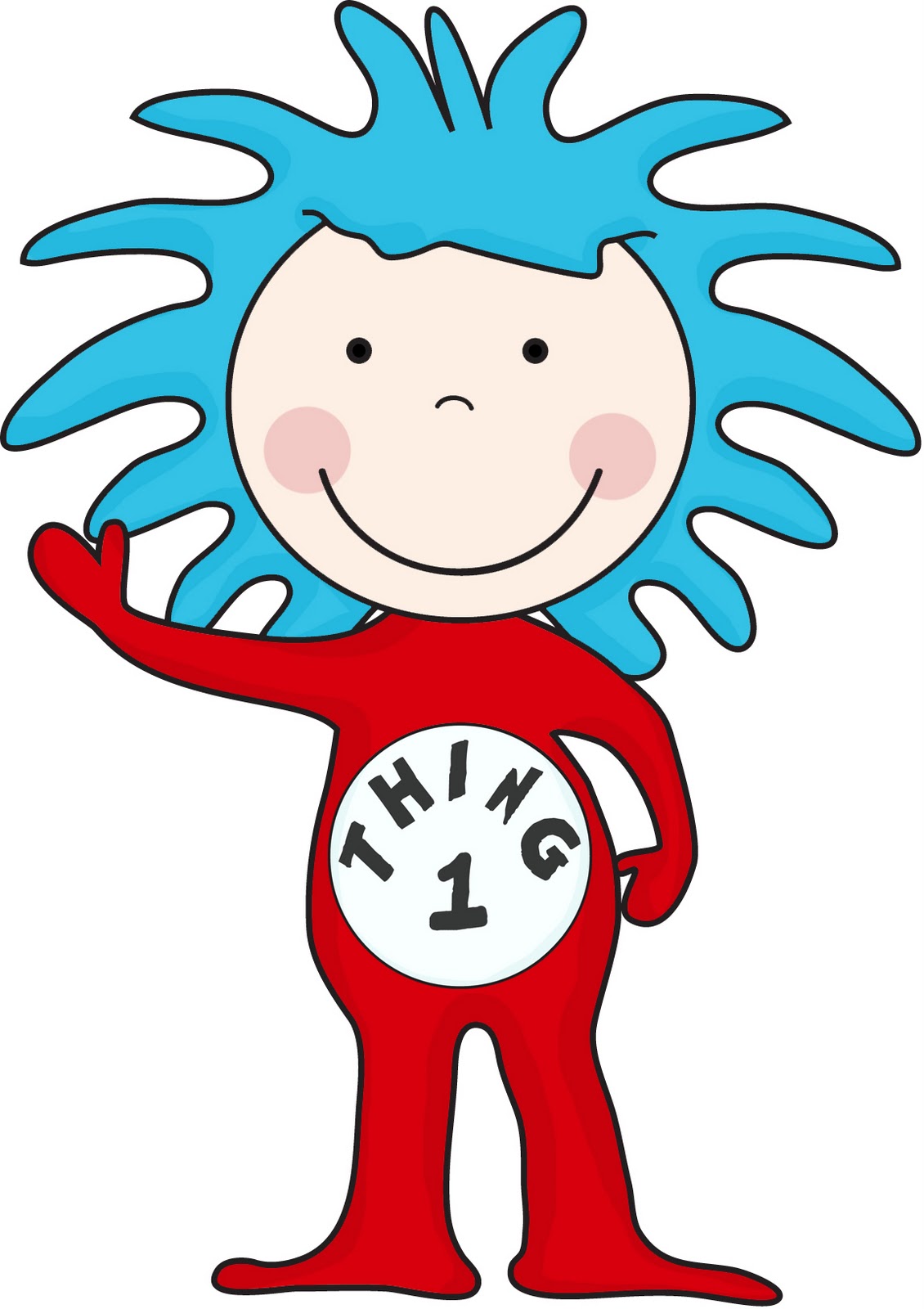 Thing 1 Clipart 