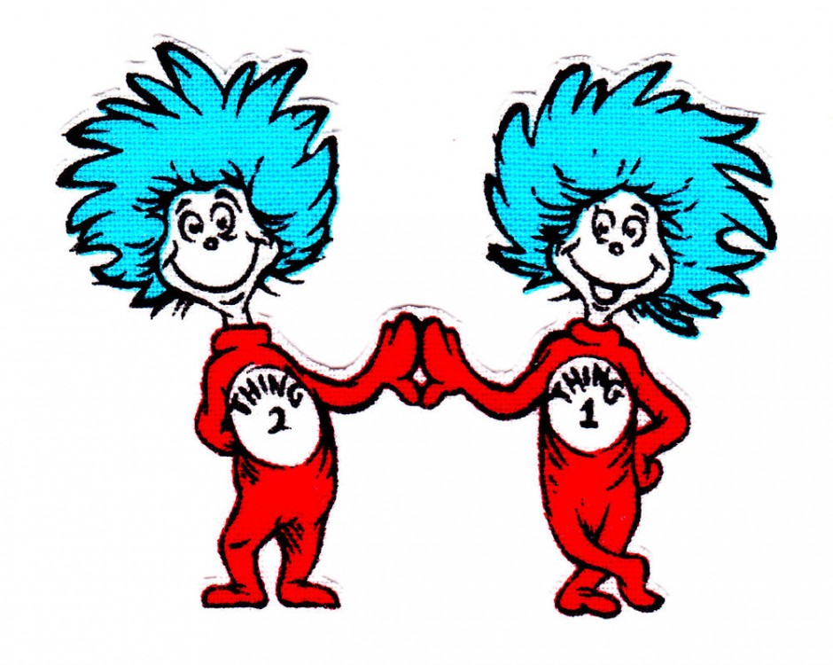 Thing One And Thing Two Clipart