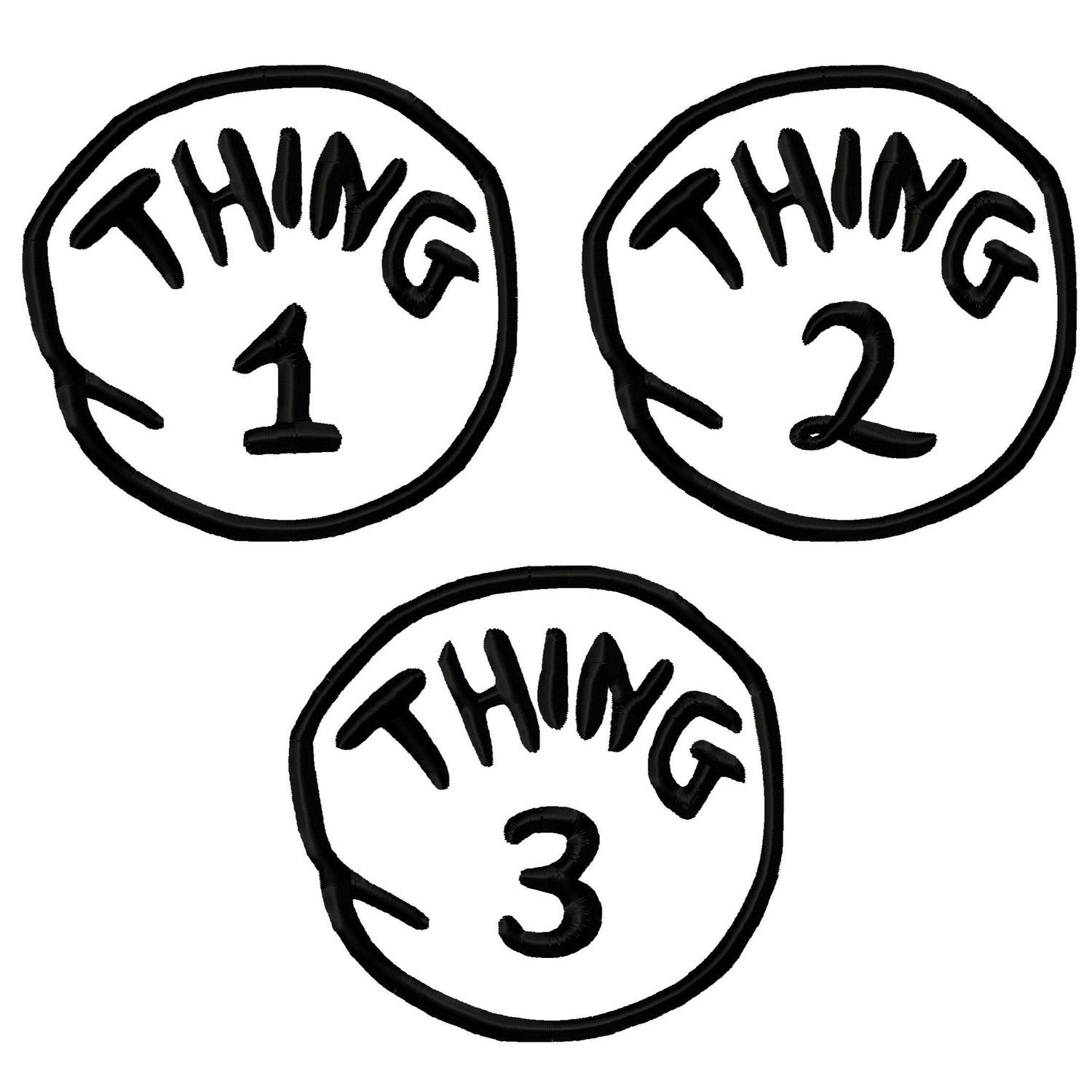 Thing 1 And Thing 2 Printable Template