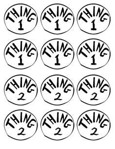 Diy Thing 1 Thing 2 Printables