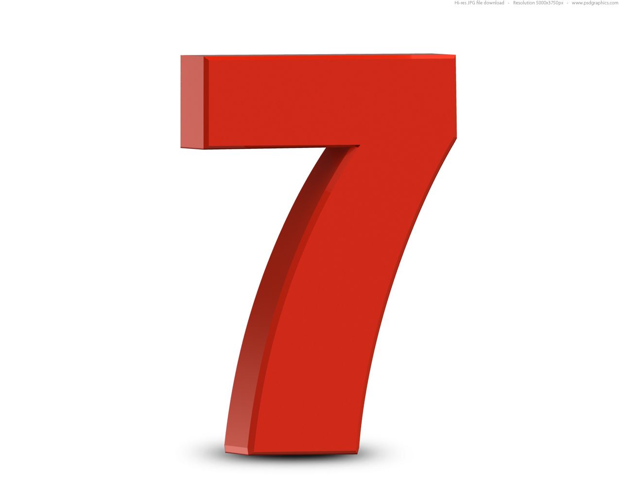 Color Red Number 1 Clip Art Library