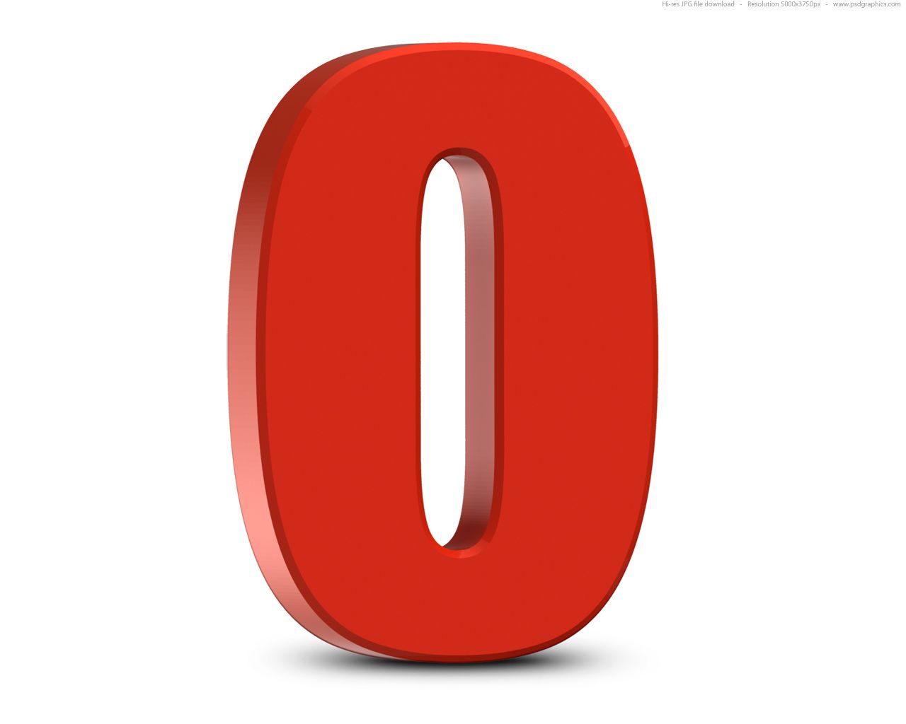 red-number-0-clip-art-library