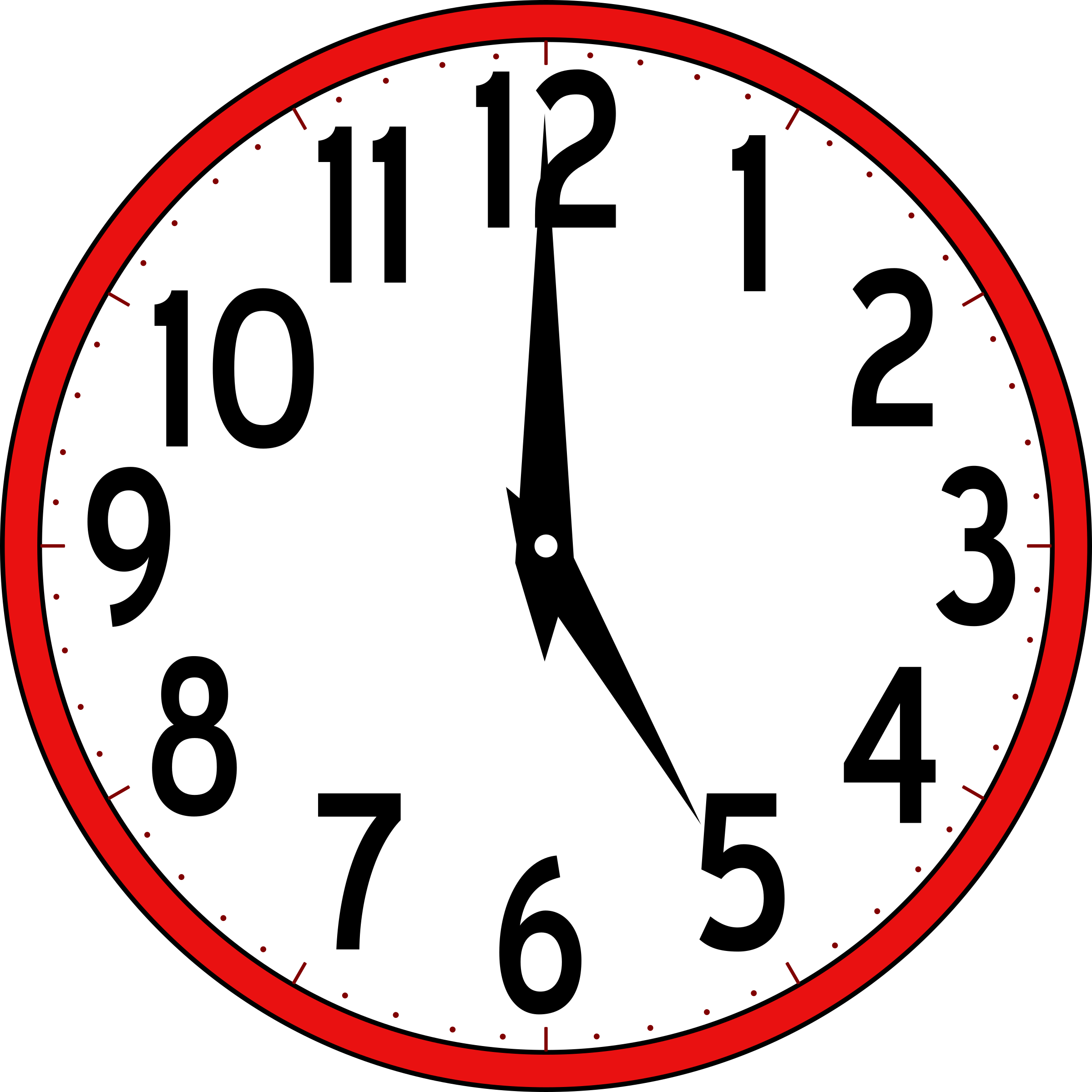 Clock Clip Art Showing 9 00