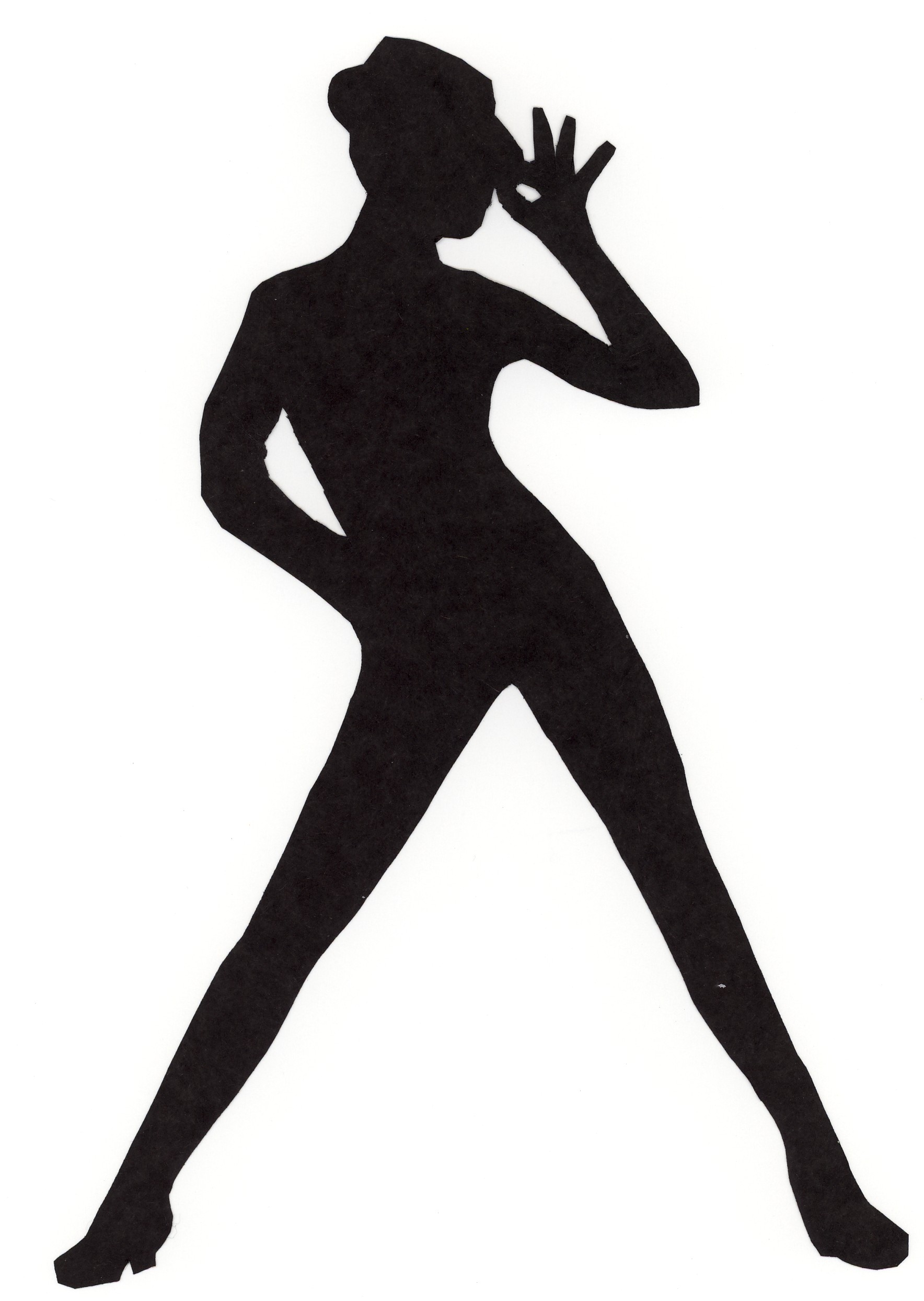 Jazz Dancer Silhouette Clipart